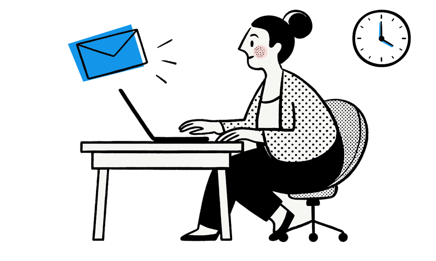 office_worker_receiving_flying_email